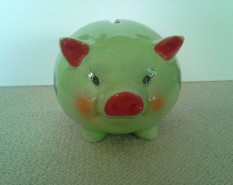Shamrock Piggy Bank Etsy