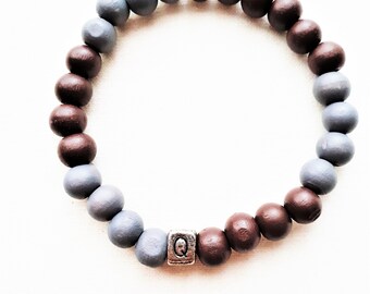 Mr. bracelet - houten kralen - HAB1002