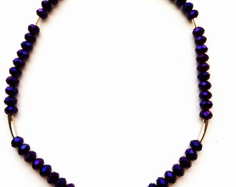 Necklace made of cut glass beads – MSK 1067