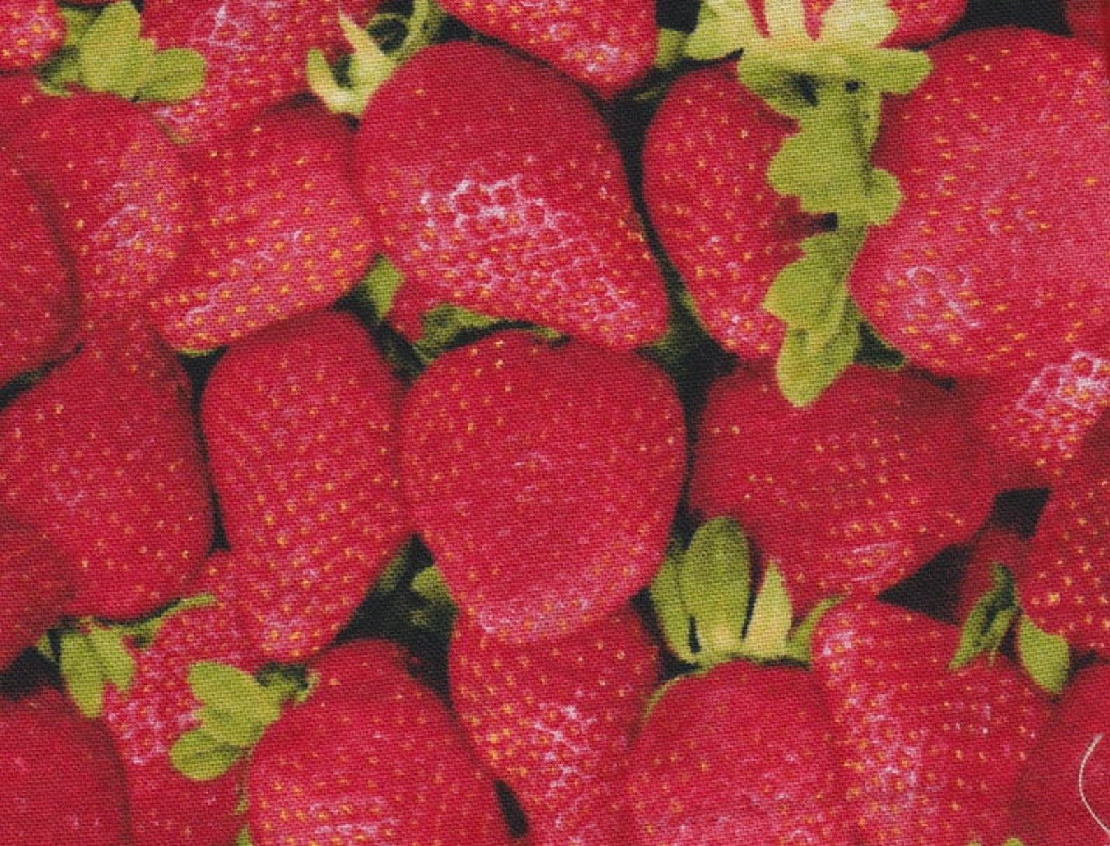 Oh so Sweet Strawberries Fat Quarter Cotton Fabric Etsy