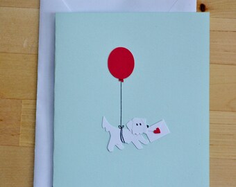 special delivery dog card | birthday | friendship | anniversary | baby | valentines | thank you | invitation