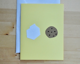 milk + cookies card  | birthday | thank you | friendship | anniversary | valentine