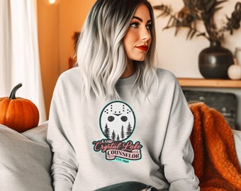 Crystal Lake, Ladies Halloween Crewneck sweater