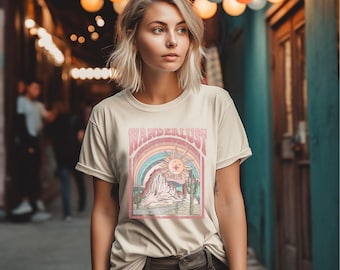 Wanderlust Graphic Ladies Tee shirt