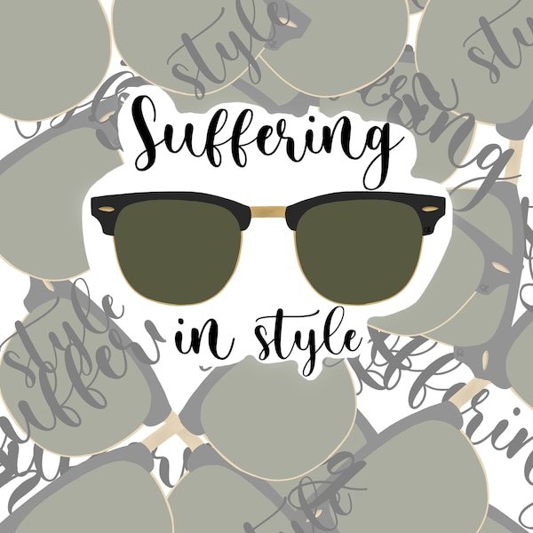 Suffering In Style - Noah Kahan Sticker