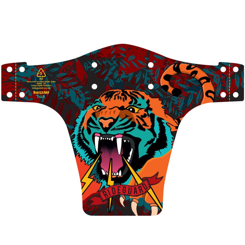 MTB Kids Mudguard Set Mountain Bike Bicycle Fender Front /& Rear RideGuard Tiger