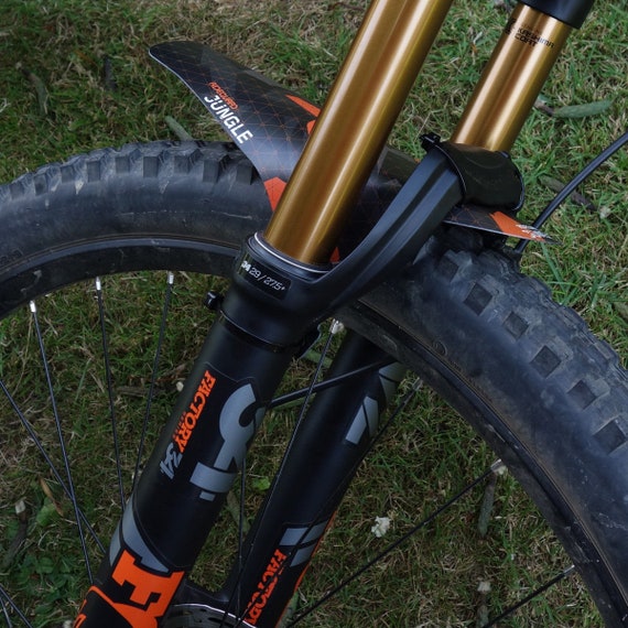 Front MTB Mudguard RideGuard PF1 Enduro Guard Mountain Bike Fender UK Made Black