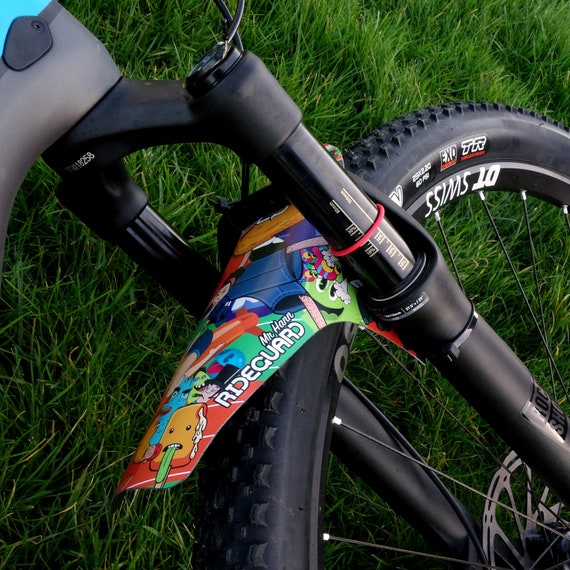 Front MTB Mudguard RideGuard PF1 Enduro Guard Mountain Bike Fender UK Mde Night
