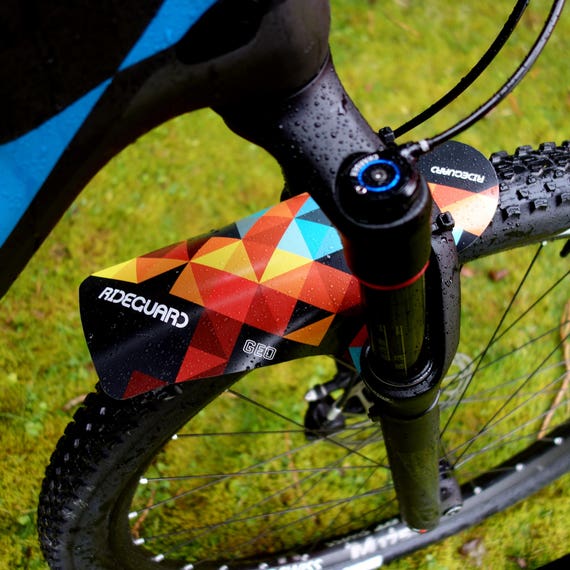 Geo Orange Ride Guard Garde-Boue pour VTT et VTT Garde-Boue Avant et arri/ère Fabriqu/é au Royaume-Uni