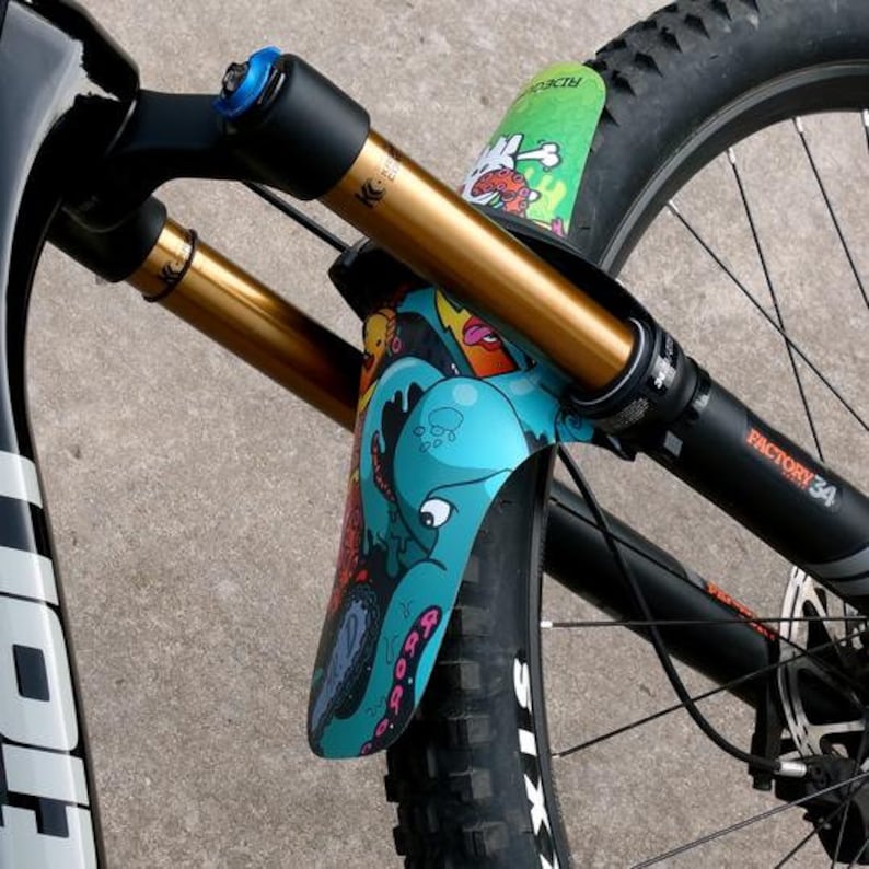 Front MTB XL Mudguard RideGuard BFG Enduro Guard Mountain Bike Fender Hard Core
