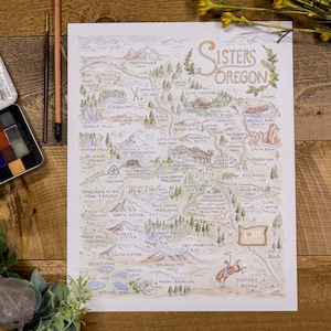 Sisters Oregon Map