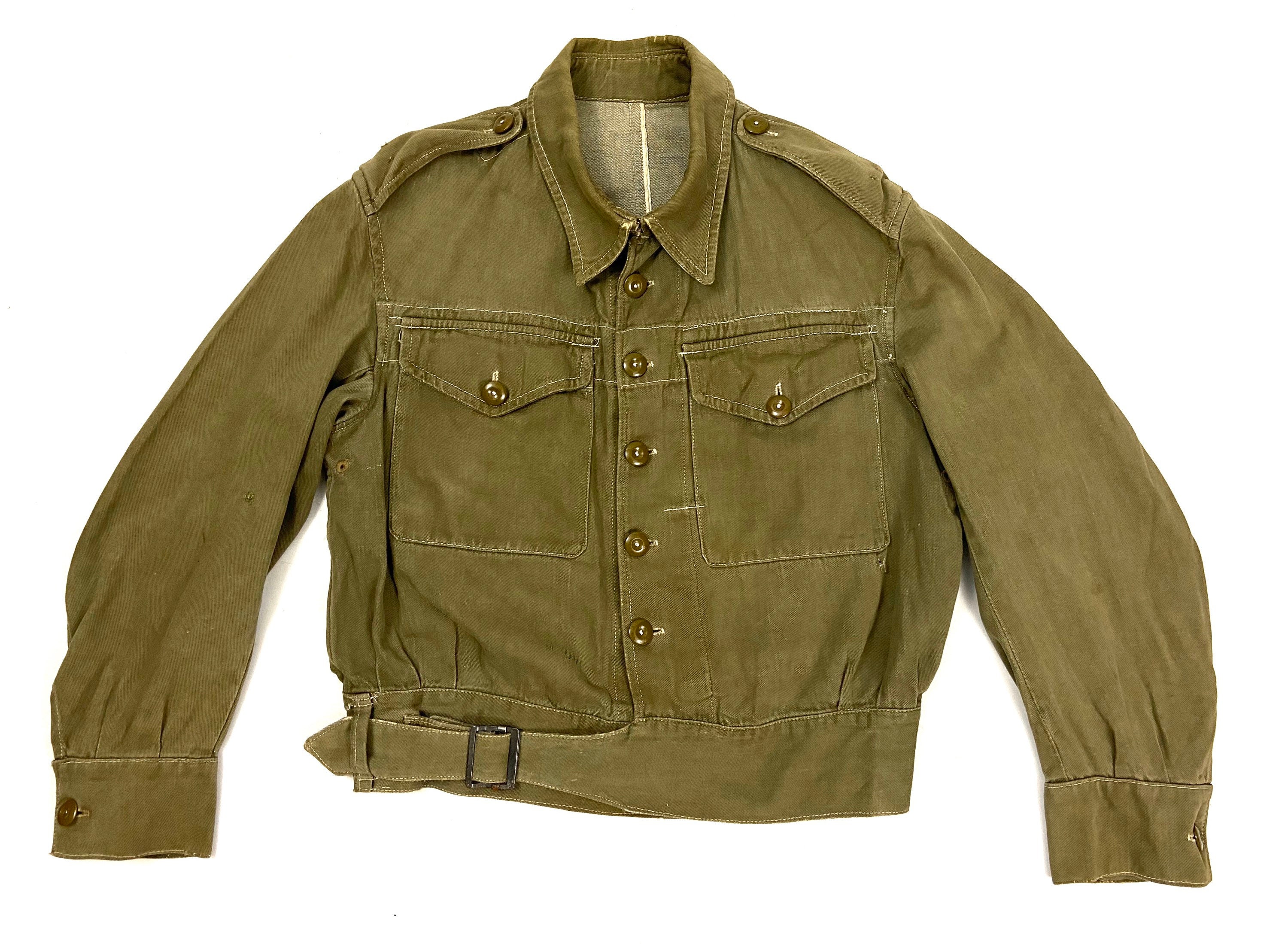 Original 1945 Dated British Army Denim Battledress Blouse - Etsy