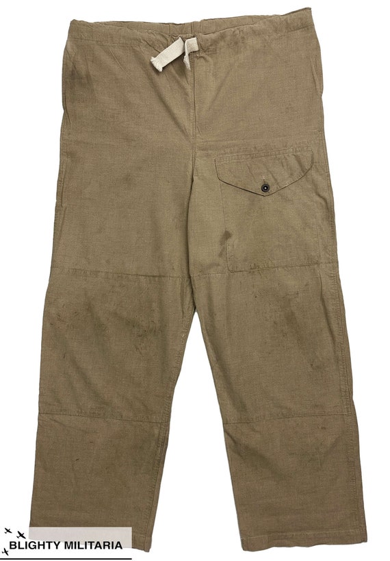 Original WW2 British Army Windproof 'Trousers, Dra