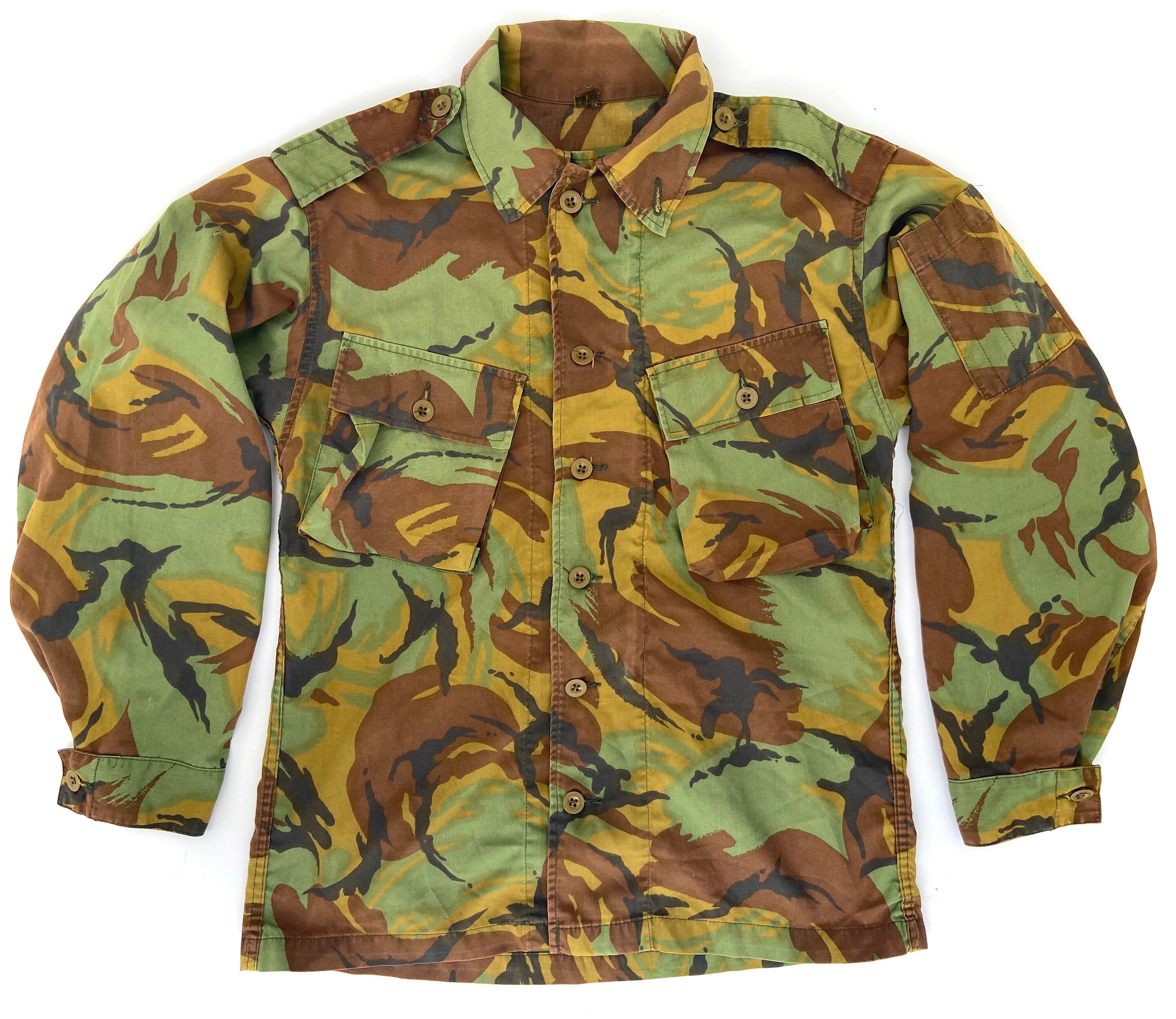 Image of Original Early 1970S British Tropical Camouflage Dpm Shirt