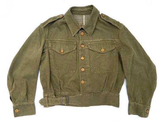 Original 1945 Dated British Army Denim Battledress