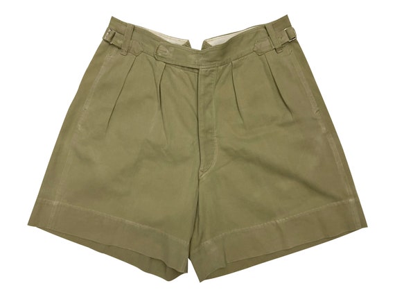 Original 1940s Private Purchase Khaki Drill Shorts