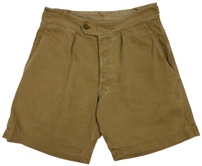 Original 1960s RAF Combination Suit Khaki Drill Shorts Original 1960s RAF Combination Suit Khaki Drill Shorts