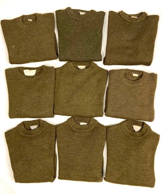 army wool jumper