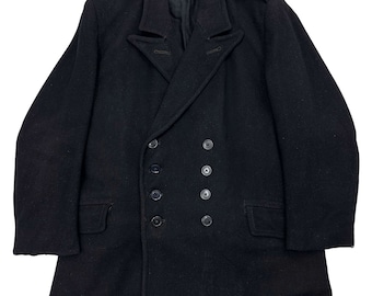 Original 1948 Dated British Fireman Greatcoat F.S 44C - Size 4