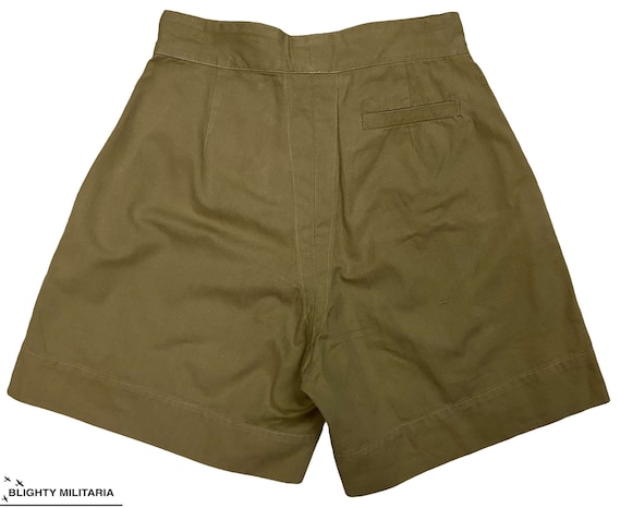 Original 1940s British Khaki Drill Shorts - image 4