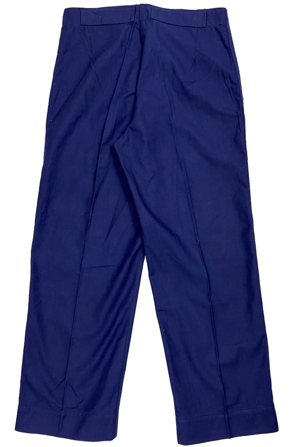 Original Swedish military working pants green vintage workwear trousers NEW