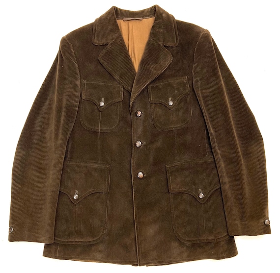 Original 1960s Men’s Corduroy Patch Pocket Jacket
