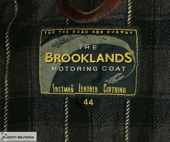 Eastman 'The Brooklands Motoring Coat' Leather Ja… - image 9