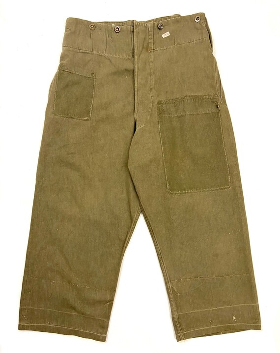 Original Early 1940s WW2 British Army Denim Work T