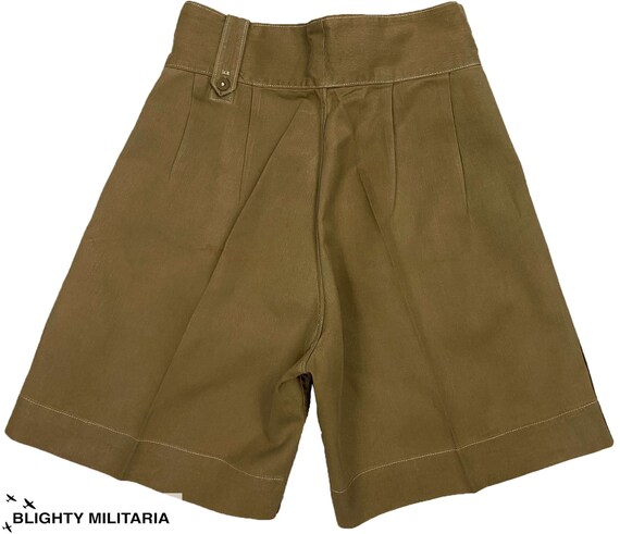 Original 1940s Theatre Made Khaki Drill Shorts - Etsy