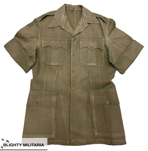 Veste militaire anglaise sale
