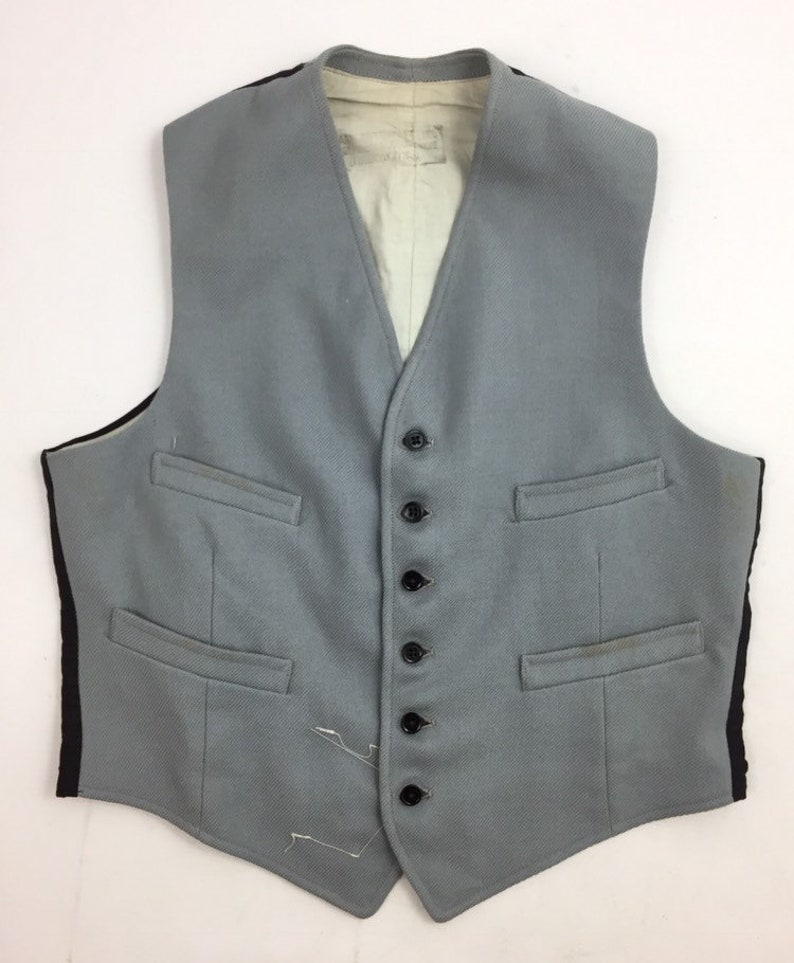 1950s British Railways Grey Men/'s Vest
