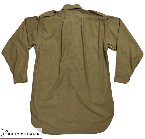 Original 1967 Dated RAF Khaki Drill Shirt by 'Lad… - image 4