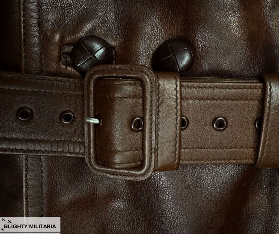 Eastman 'The Brooklands Motoring Coat' Leather Ja… - image 5