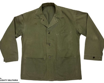 40's USMC P-41 HBT JACKET 1940'S VINTAGE Large / XL 40s USMC P-41