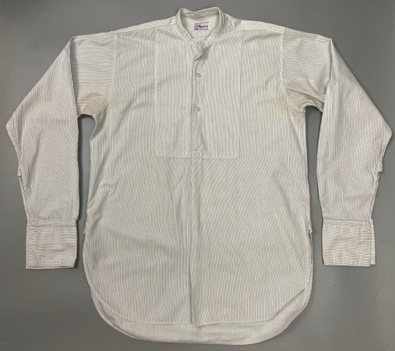 Original 1950s British Made Men’s Collarless Shirt