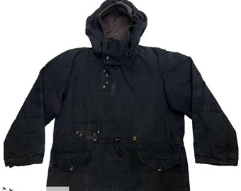 Original 1970s British Royal Navy Ventile Deck Smock - Size 2