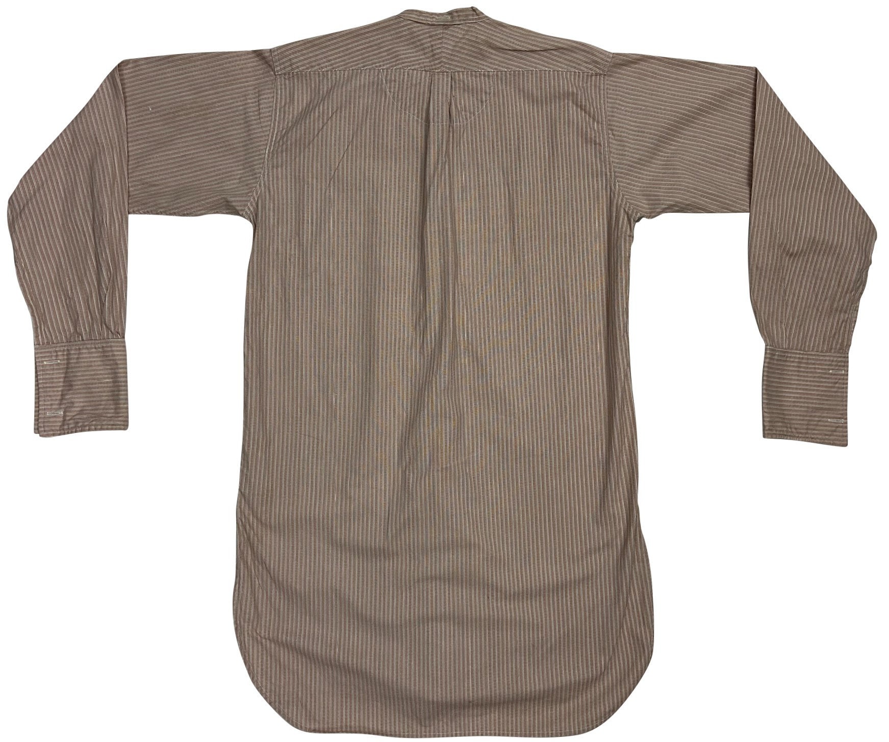 Original 1940s CC41 Striped Collarless Shirt by 'water - Etsy UK