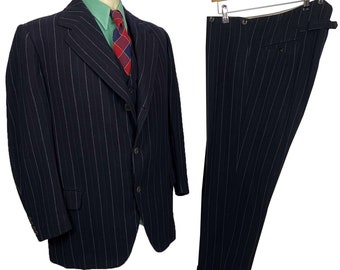 Incredible 1939 Dated British Bespoke Three Piece Suit - Lord Hesketh