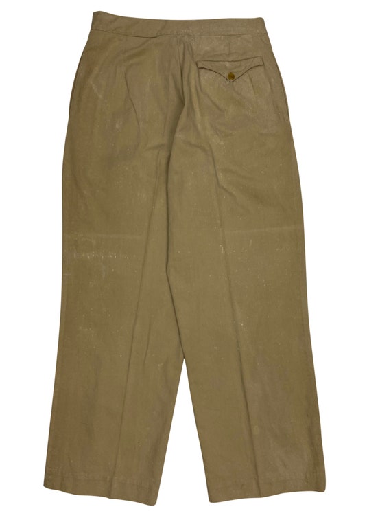 Original WW2 British Army Khaki Drill Trousers - Gem