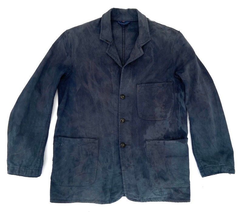 Original 1960s British Navy Blue Cotton Engineer Jacket | Etsy