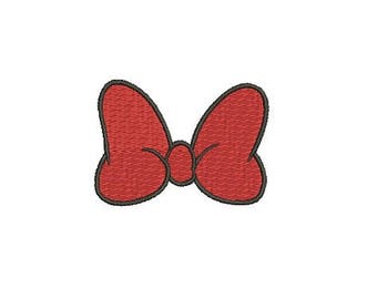 29 Sizes Walt Disney Minnie Mouse Girl Bow Design Fill Embroidery Machine Instant Download EN2190F7