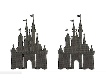 Disney Castle Mickey Mouse Design Embroidery Walt Disney World Embroidery Fill Machine Instant Download Digital File EN2057F3F3A