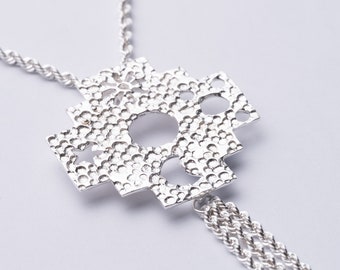 PRINCESA INCA 950 Silver Necklace ~ Andean Cross Jewelry