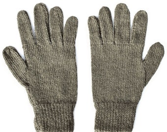Alpaca Gloves - Laurel Green (L)