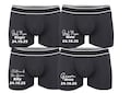 Personalised bridal party (your name , role and wedding date) boxer tight boxers boxer shorts - BLACK -groom best man father bride groomsman