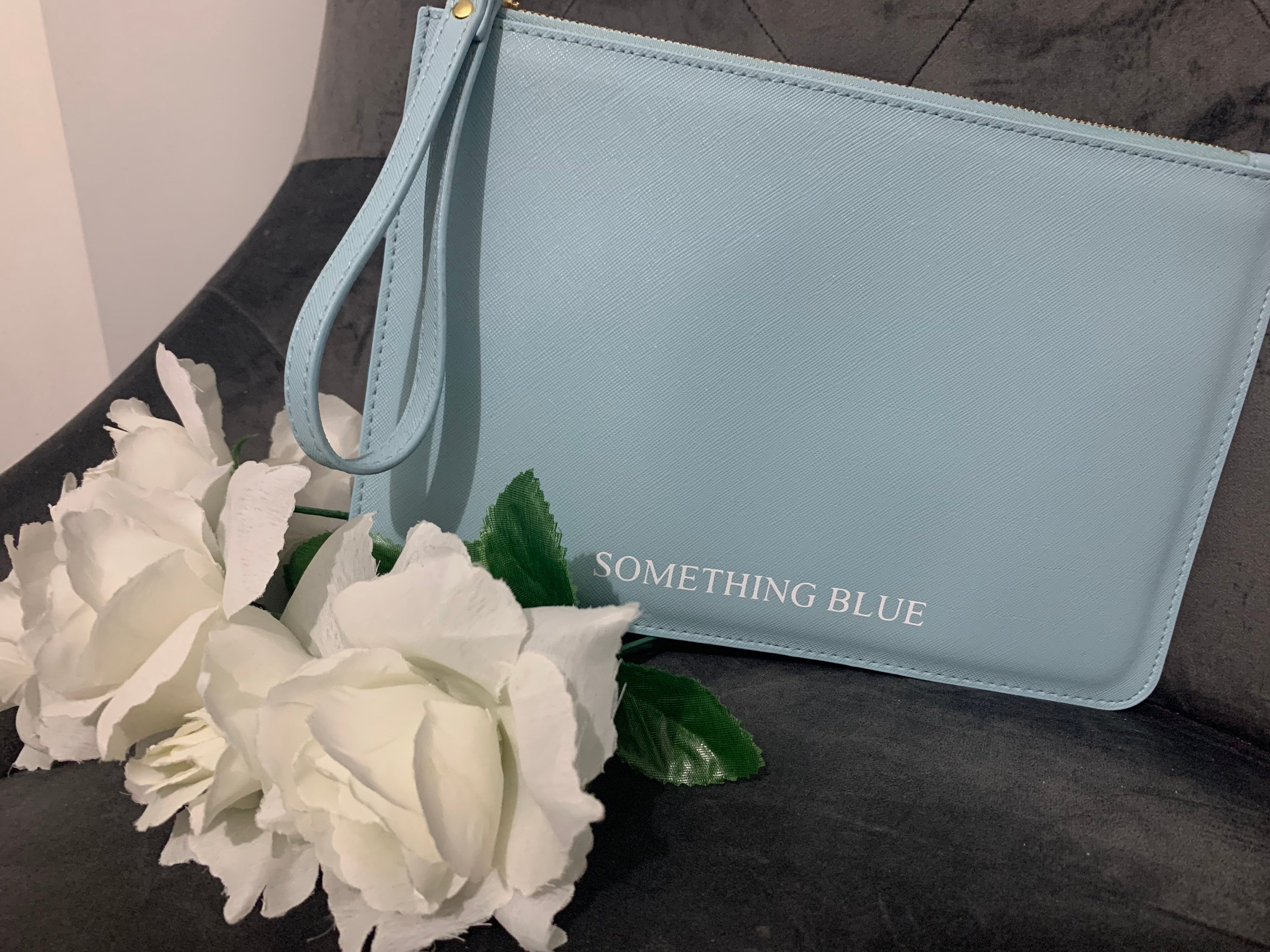 Something blue clutch bag sale