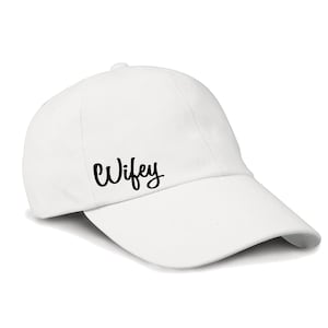 Wifey hat, Hoenymoon cap, Wifey cap, Wifey Dad hat, Bachelorette Hat, Wifey baseball cat, honeymoon Dad hat, Bride gift bridal shower gift