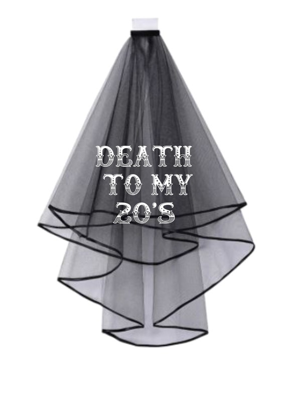 Custom Eternally Yours Black Veil Personalized Black Party Veil – Crafty Lady Boutique main image 2