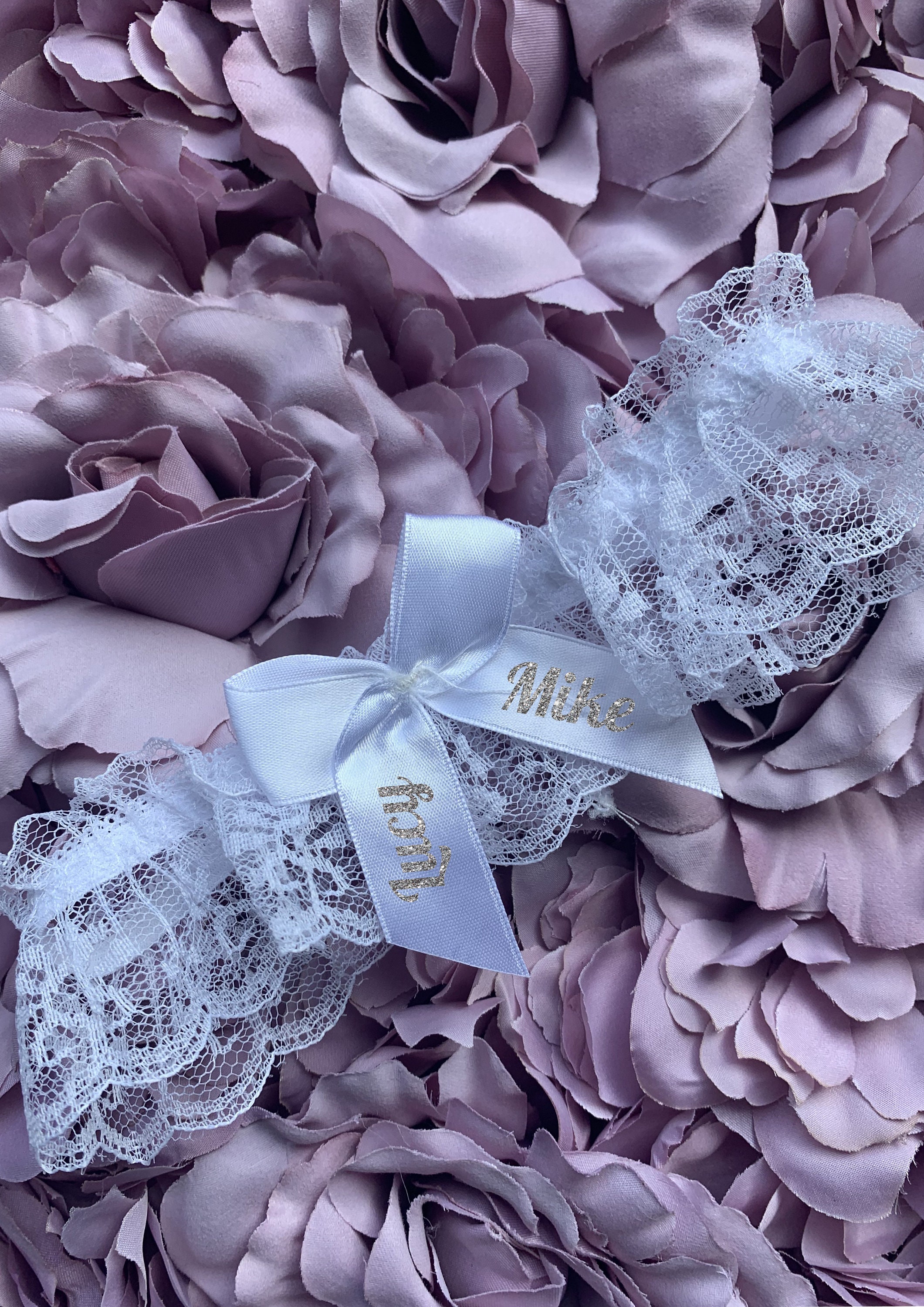Jarretière De Mariage Duories - Dentelle Extensible - 15 Couleurs - Tour De Cuisse 35-60cm