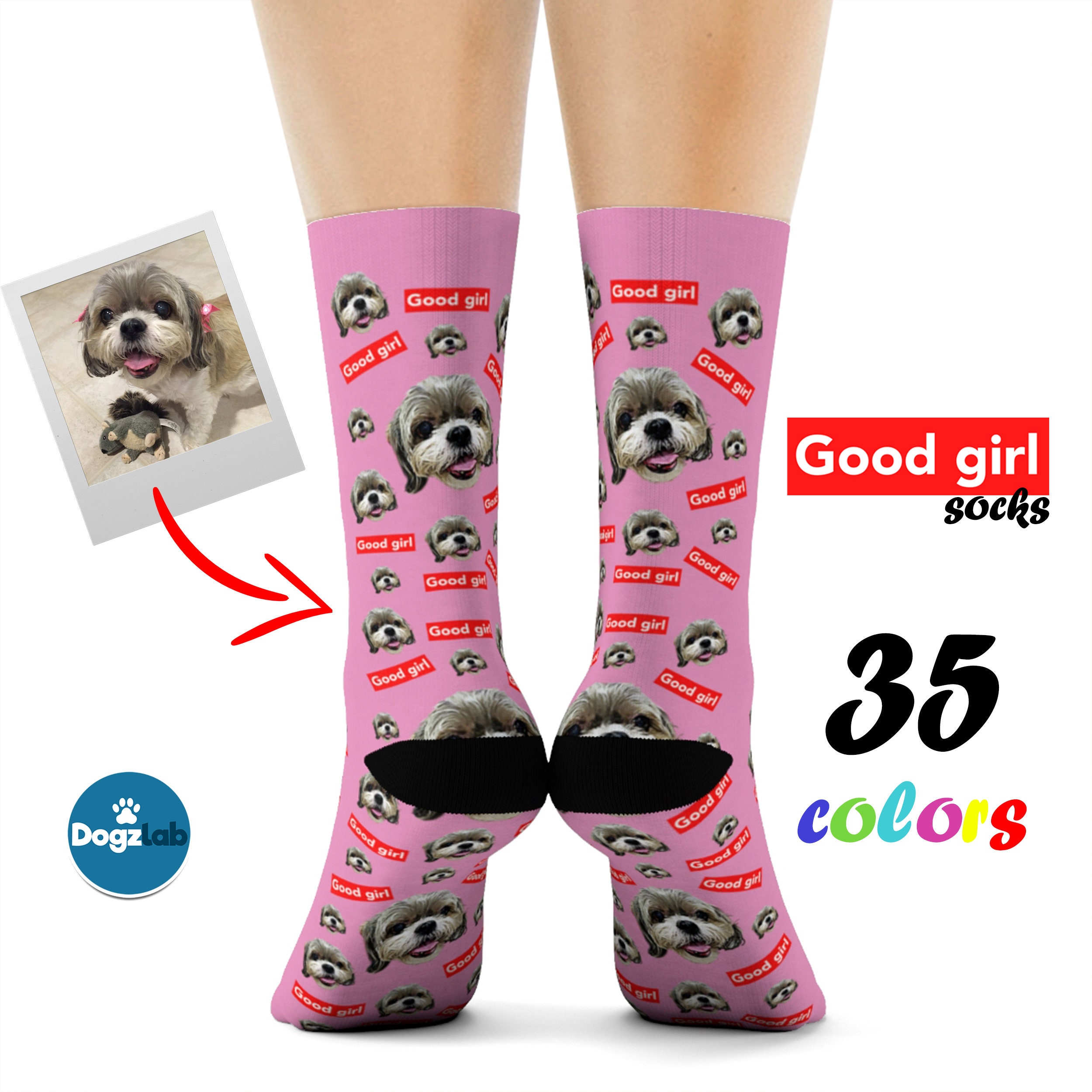 etsy dog socks
